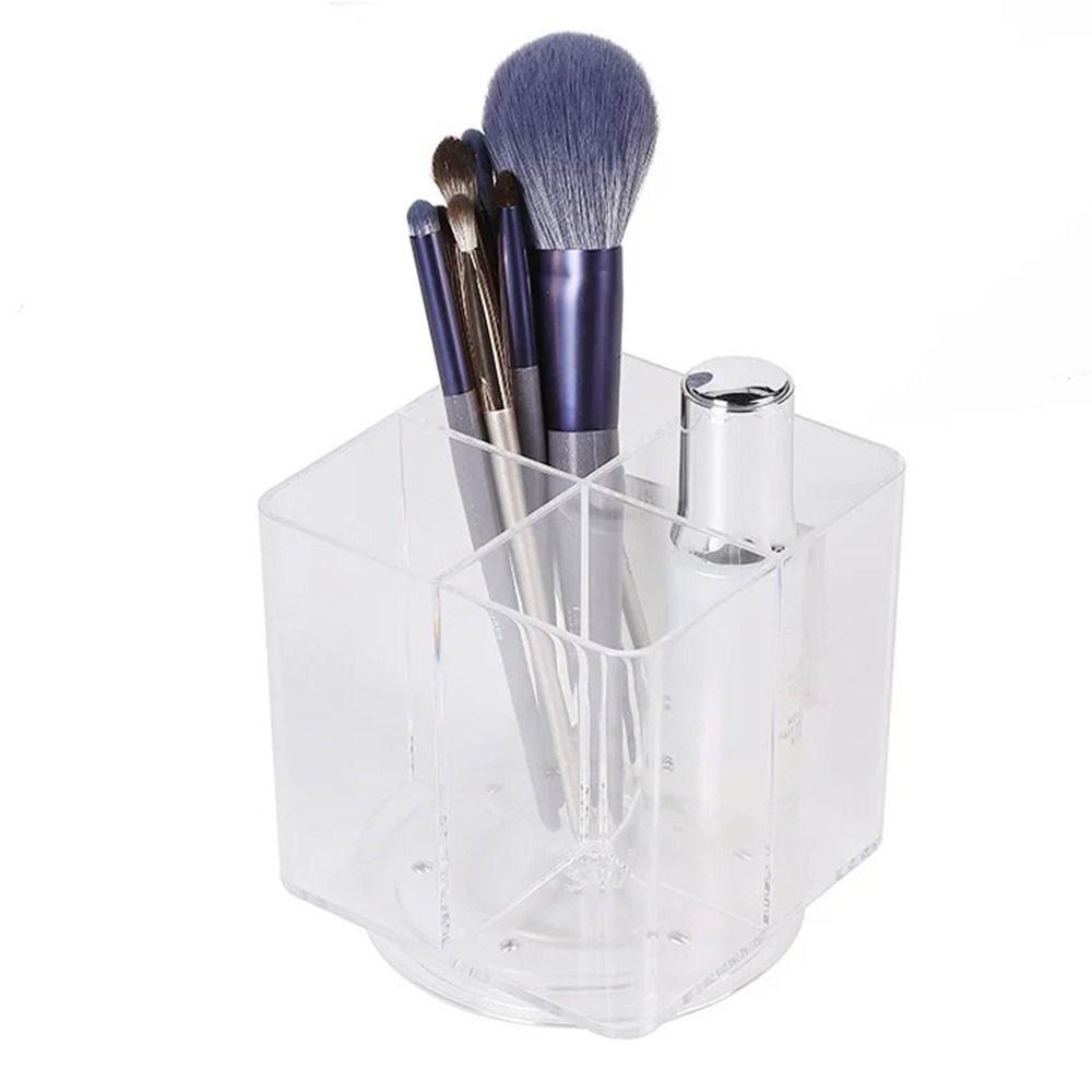 360° Rotating 4 Slots Makeup Organizers 4 Grids Desk Pencil Storage Cup Makeup Display Rack Pen
360° Rotating 4 Slots Makeup Organizers 4 Grids Desk Pencil Storage Cup Makeup Display Rack Pen