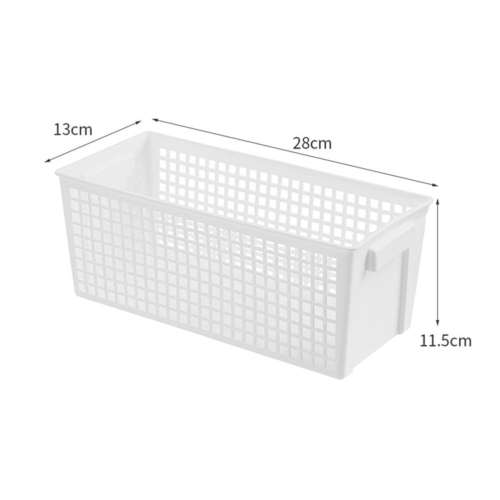 Snack Storage Basket Rectangular Hollow Design for Desktop Organization of Books Fruits and Daily Necessities in Home and Office
Snack Storage Basket Rectangular Hollow Design for Desktop Organization of Books Fruits and Daily Necessities in Home and Office