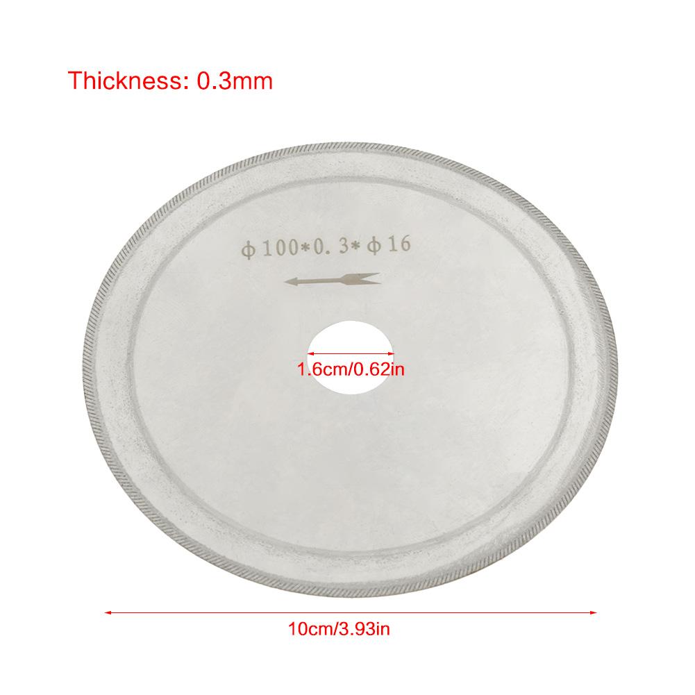 Ультратонкий алмазный пильный диск для резки драгоценных камней и ювелирных изделий
Ультратонкий алмазный пильный диск для резки драгоценных камней и ювелирных изделий