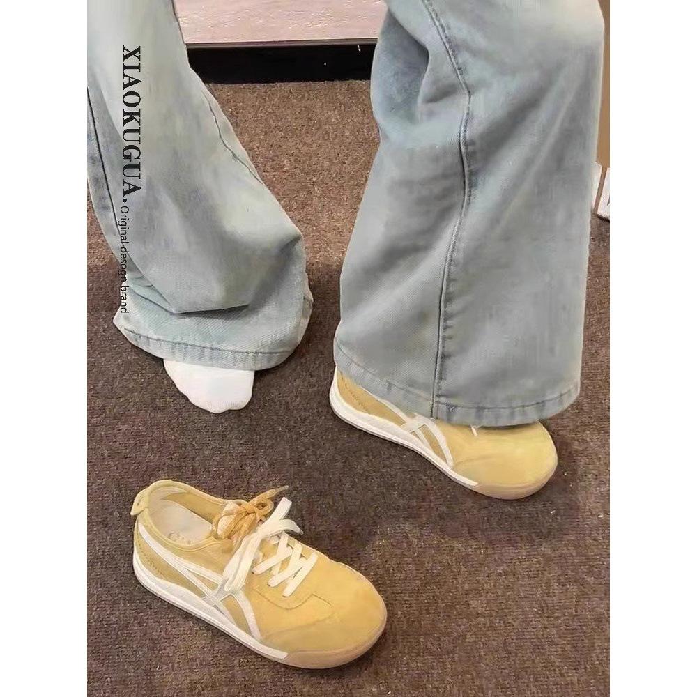 Женские туфли на платформе, новые весенние, в стиле ретро, на мягкой подошве, туфли Форреста Гампа, универсальные повседневные кеды, спортивная обувь 40 светло-желтого
Женские туфли на платформе, новые весенние, в стиле ретро, на мягкой подошве, туфли Форреста Гампа, универсальные повседневные кеды, спортивная обувь 40 светло-желтого