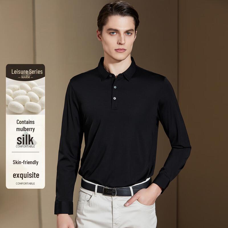 Antonio Men s Mulberry Silk Blend Long-Sleeve Polo Shirt 2XL /54(185/100A)
Antonio Men s Mulberry Silk Blend Long-Sleeve Polo Shirt 2XL /54(185/100A)