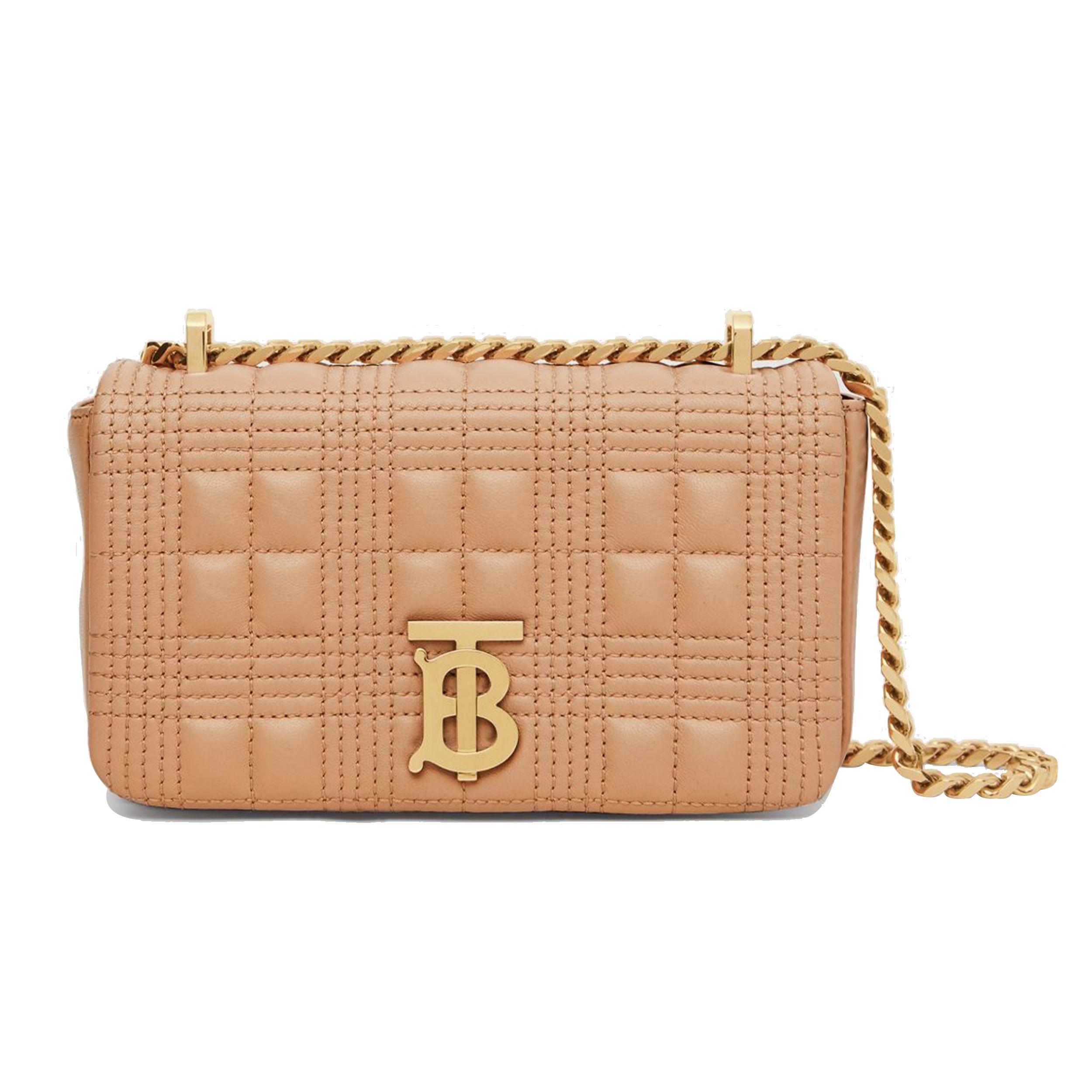 Burberry TB Monogram Quilted Lambskin Shoulder Bag With Gold Chain In Beige For Daily Use Basic Set (Bag+Dust Bag)
Burberry TB Monogram Quilted Lambskin Shoulder Bag With Gold Chain In Beige For Daily Use Basic Set (Bag+Dust Bag)