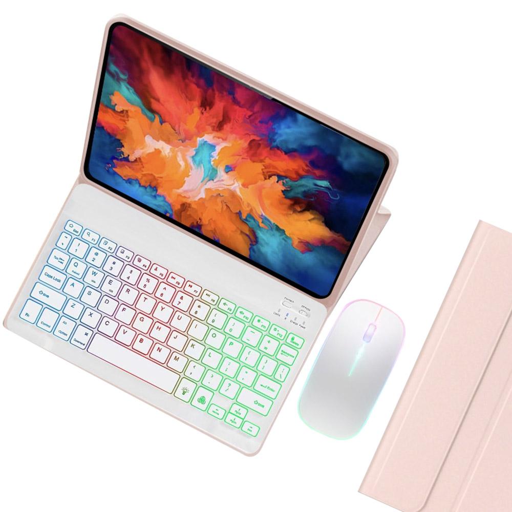 For Lenovo Tab P11 Plus TB-J616F/TB-J607L Bluetooth-compatible Keyboard Backlight Leather Tablet Case with Wireless Mouse Pink
For Lenovo Tab P11 Plus TB-J616F/TB-J607L Bluetooth-compatible Keyboard Backlight Leather Tablet Case with Wireless Mouse Pink