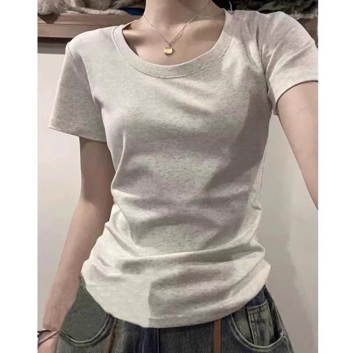 Grey slim-fit front shoulder crew neck short-sleeved t-shirt women s summer new waist spice bm design spring top 2XL світло-сірий колір
Grey slim-fit front shoulder crew neck short-sleeved t-shirt women s summer new waist spice bm design spring top 2XL світло-сірий колір