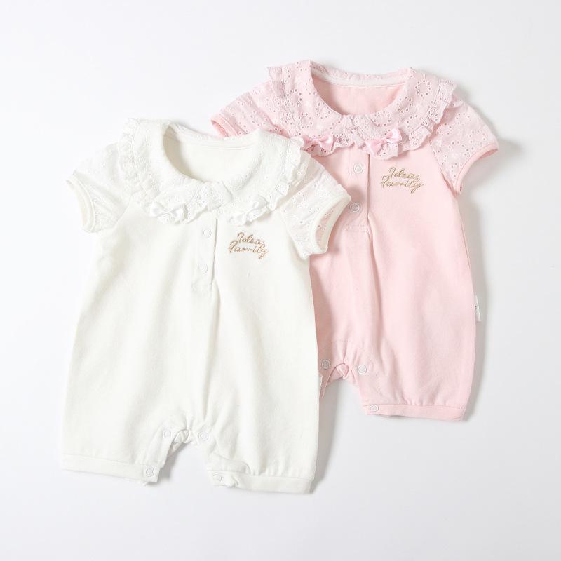 Infant & Toddler Summer Romper: Newborn Baby Girl Short Sleeve Bodysuit Size 90 рожевий
Infant & Toddler Summer Romper: Newborn Baby Girl Short Sleeve Bodysuit Size 90 рожевий