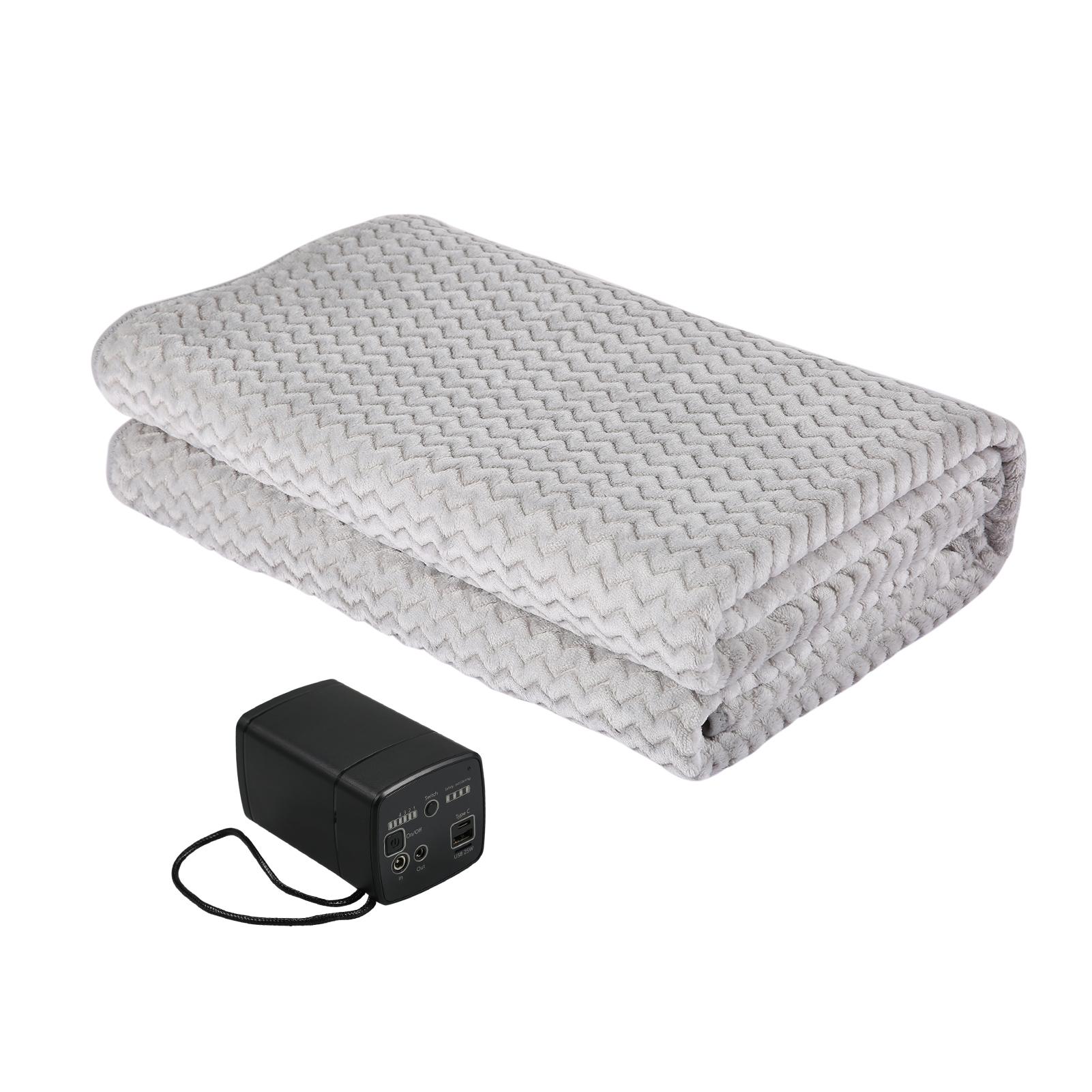 150*100cm Flannel Car Electric Blanket Pad Heating Bed Mat Body Warmer Sleep Detection USB TYPE C Port Phone PC Charging 24V сірий
150*100cm Flannel Car Electric Blanket Pad Heating Bed Mat Body Warmer Sleep Detection USB TYPE C Port Phone PC Charging 24V сірий
