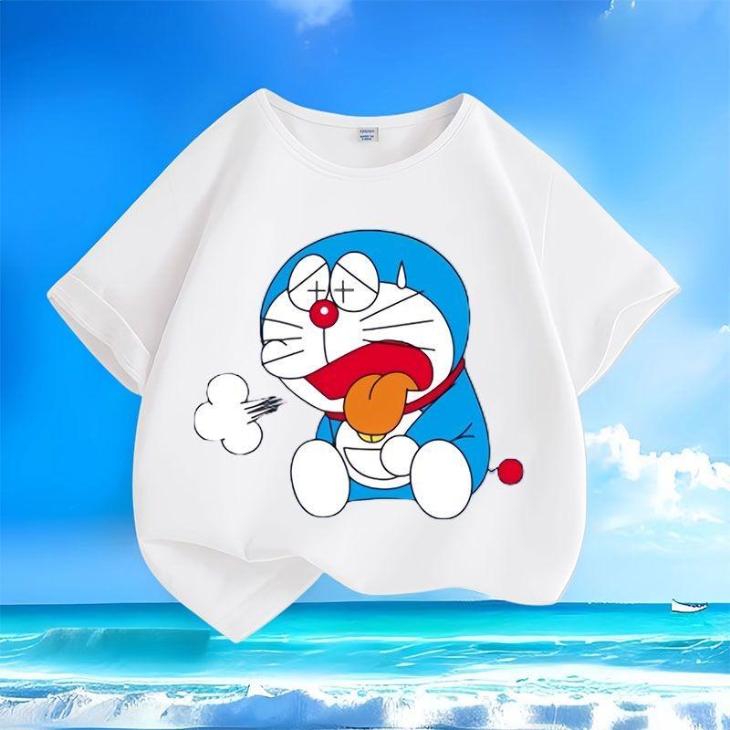 New Summer Cute Doraemon T-Shirt Blue Robot Cat Crew Neck Soft Loose Multi-Purpose Casual Top 100
New Summer Cute Doraemon T-Shirt Blue Robot Cat Crew Neck Soft Loose Multi-Purpose Casual Top 100