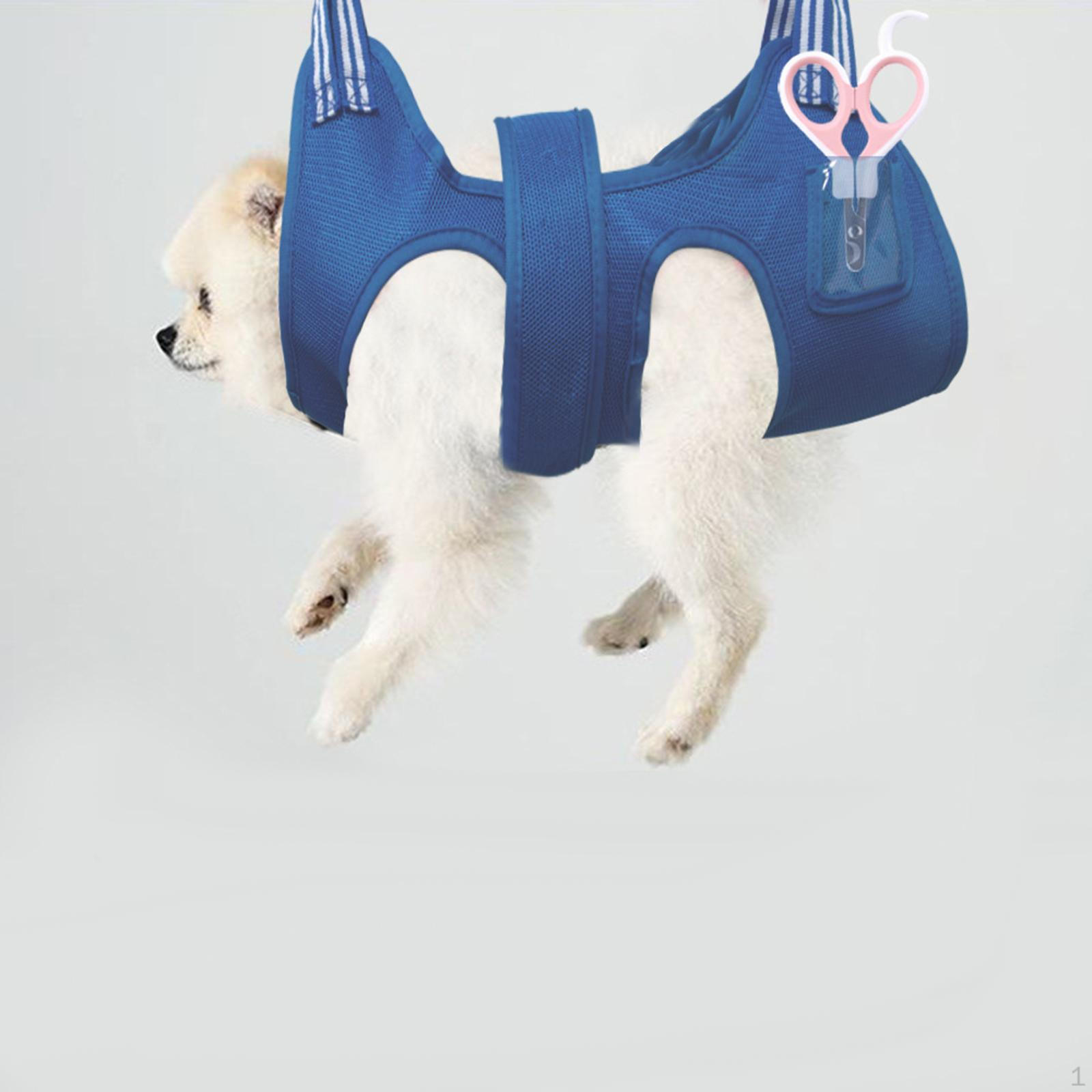 Регулируемый гамак для ухода за домашними животными для удобного удержания и купания Blue _M
Регулируемый гамак для ухода за домашними животными для удобного удержания и купания Blue _M