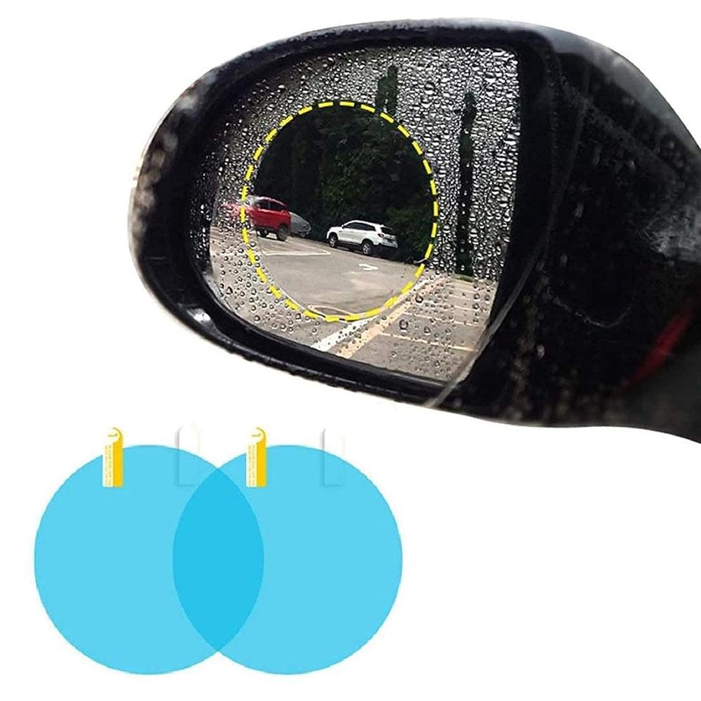 2Pcs Round 100x100mm Car Rear View Mirror Film PET Anti-Fog Rainproof Mirror Film with Tools Type A
2Pcs Round 100x100mm Car Rear View Mirror Film PET Anti-Fog Rainproof Mirror Film with Tools Type A