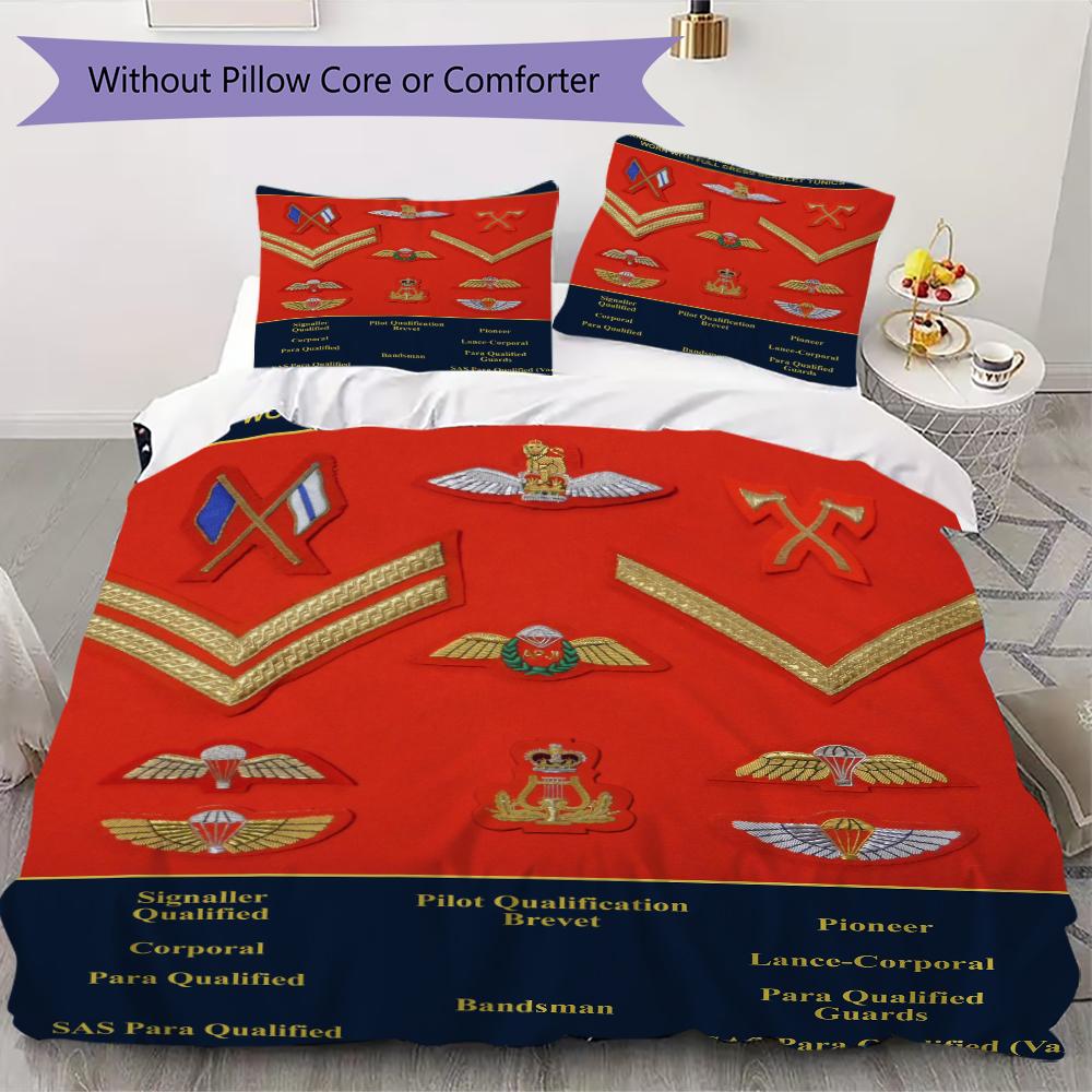 Soldier Pattern Bedding uilt Set uilt Cover Pillowcase Home Decoration Birthday Gift (1 * duvet cover + 2 * pillowcase without core)169 135x200cm
Soldier Pattern Bedding uilt Set uilt Cover Pillowcase Home Decoration Birthday Gift (1 * duvet cover + 2 * pillowcase without core)169 135x200cm