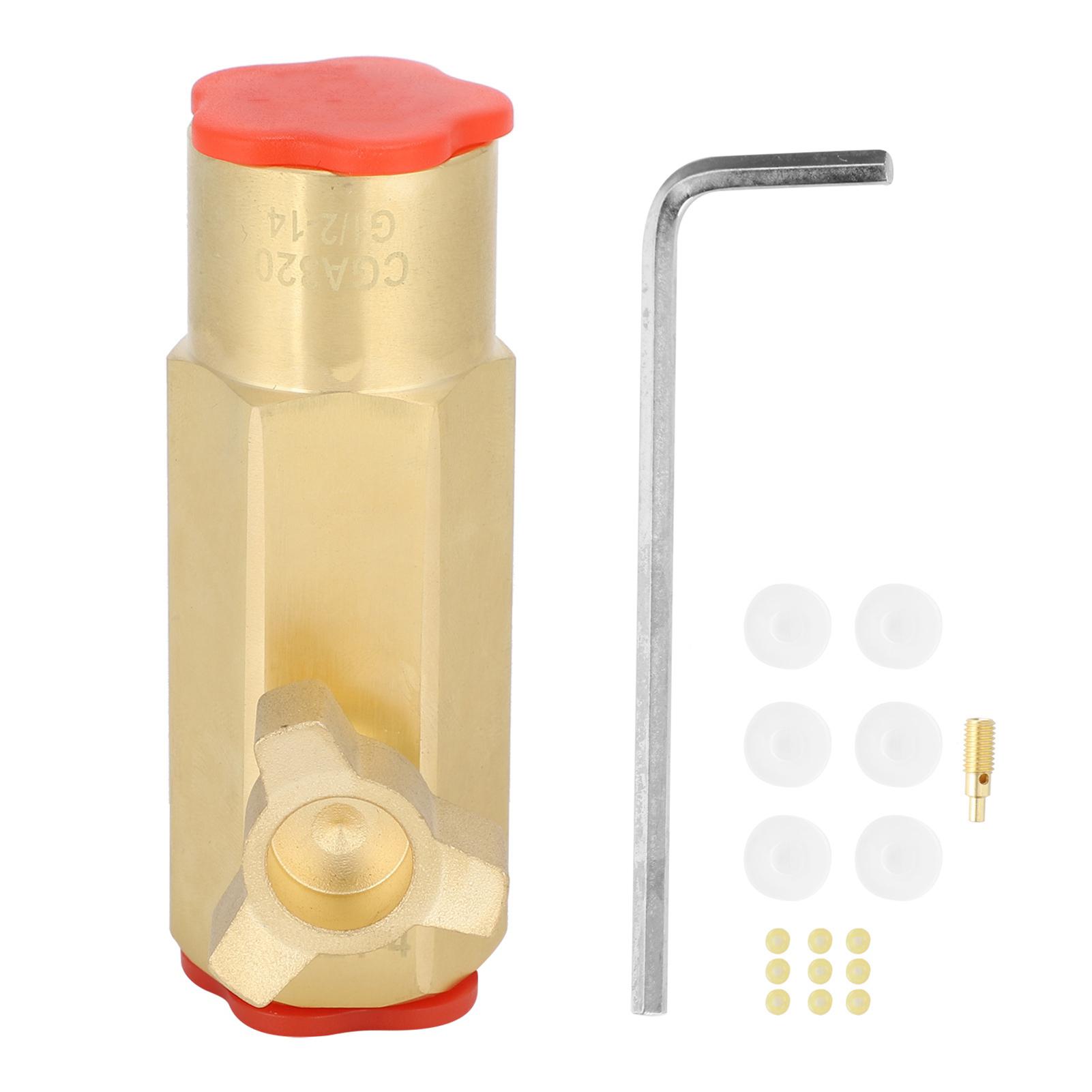 CGA320 Triangular CO2 Filling Adapter Tank Cylinder Refill Connector Kit for Soda Club
CGA320 Triangular CO2 Filling Adapter Tank Cylinder Refill Connector Kit for Soda Club