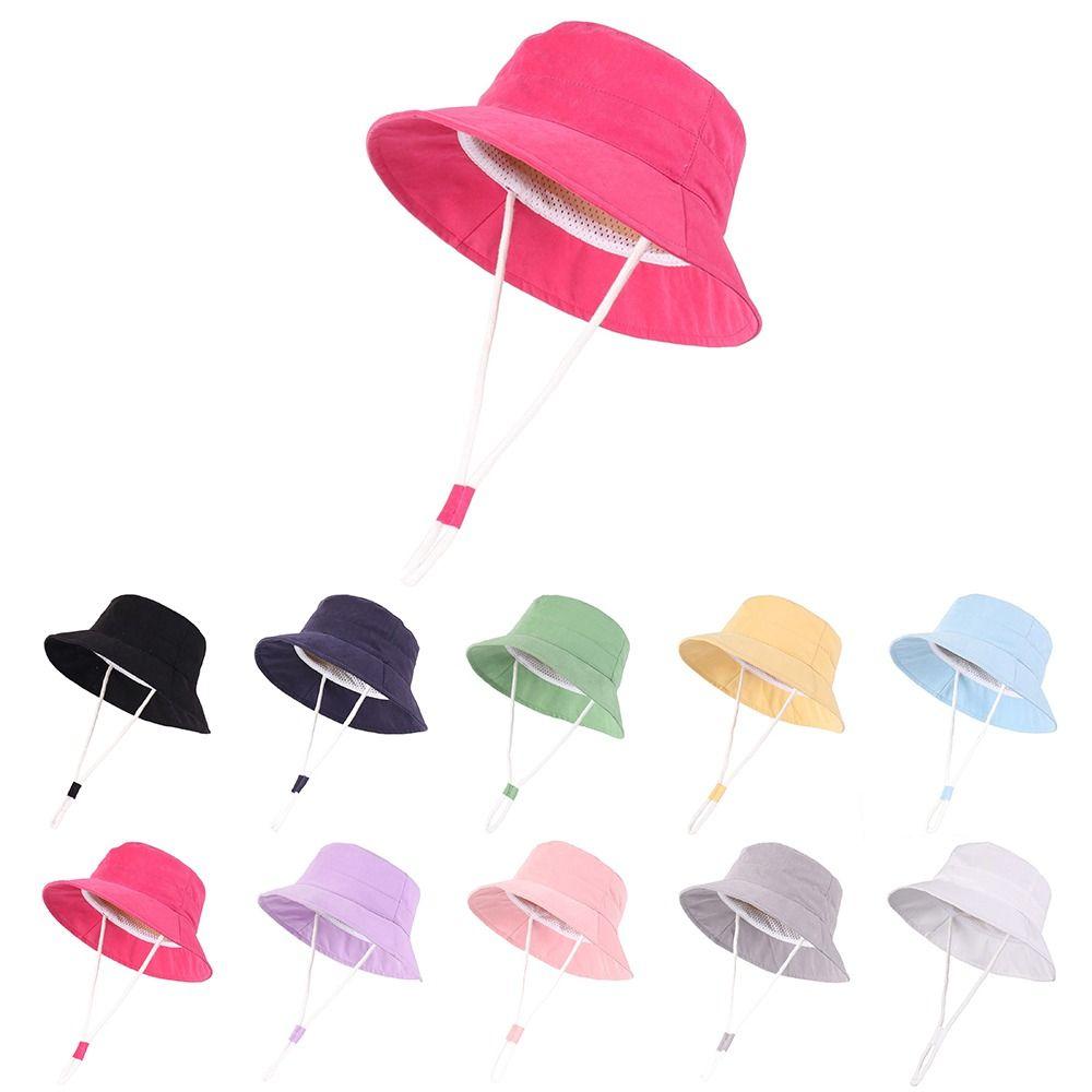 Adjustable Toddler Bucket Hat Solid Color Children Fisherman Hat Cute Boys Girls Beach Hats Unisex 2-4Y темно-синього кольору
Adjustable Toddler Bucket Hat Solid Color Children Fisherman Hat Cute Boys Girls Beach Hats Unisex 2-4Y темно-синього кольору