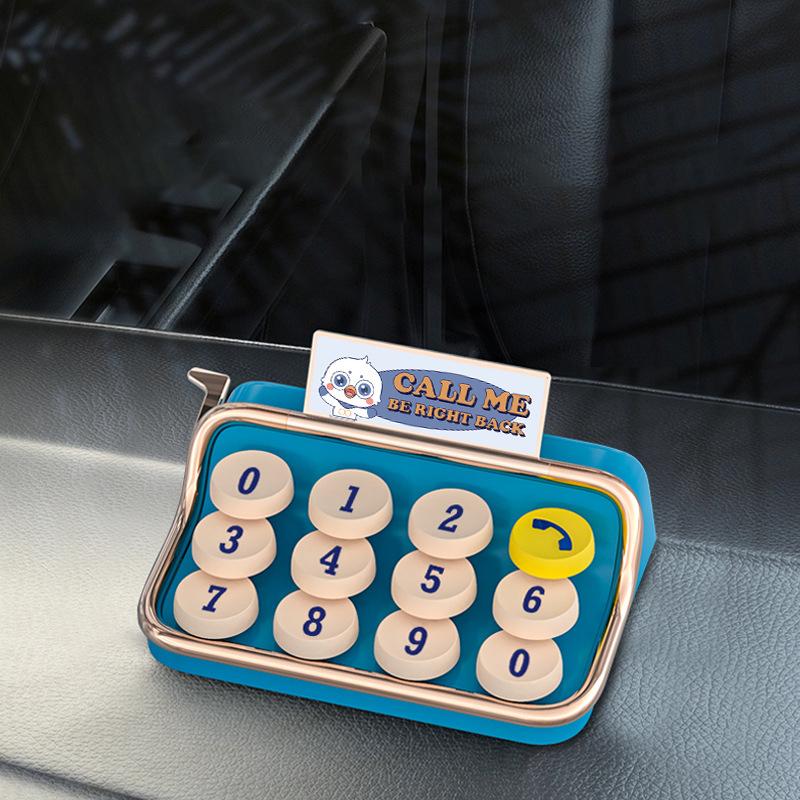 Retro Printer Design Car Temporary Parking Card PhoneNumber Plate Hidden Keyboard Stop Sign for Garage Parking Aid Auto Interior
Retro Printer Design Car Temporary Parking Card PhoneNumber Plate Hidden Keyboard Stop Sign for Garage Parking Aid Auto Interior