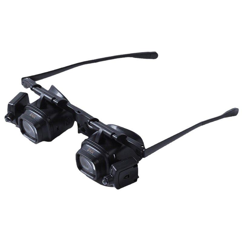 A34R Portable LED Lights 24X Head-Mounted Magnifying Glasses Magnifier Electronic Components Welding Repair Tool чорний
A34R Portable LED Lights 24X Head-Mounted Magnifying Glasses Magnifier Electronic Components Welding Repair Tool чорний