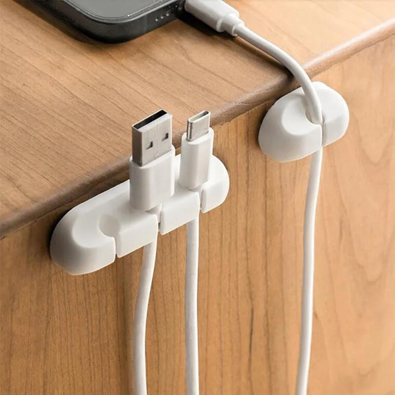 Desktop Edge Cable Clips Cable Organizer Management Bed Table Side Wire Holder Usb Charging Cable Clamp Line Fixed Clips Buckle
Desktop Edge Cable Clips Cable Organizer Management Bed Table Side Wire Holder Usb Charging Cable Clamp Line Fixed Clips Buckle