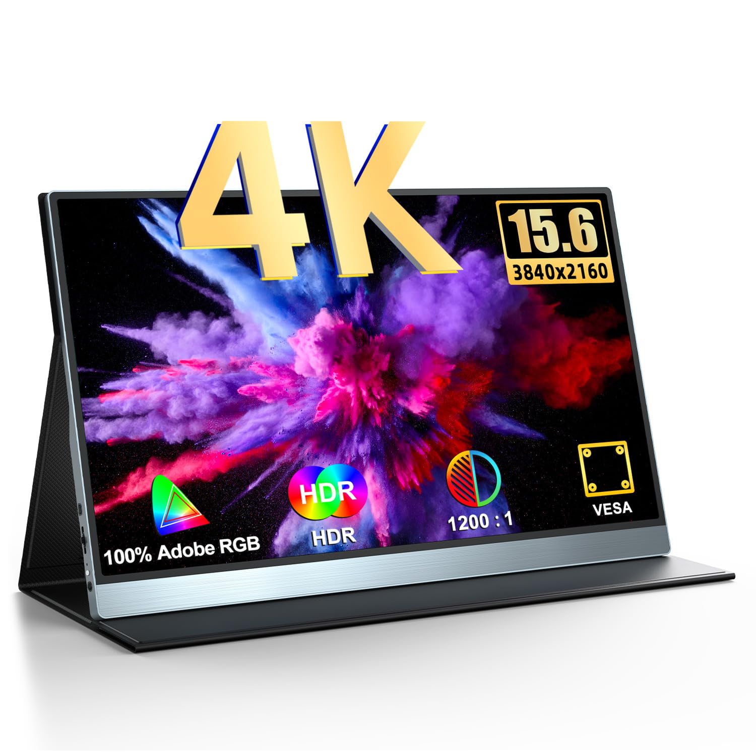 UPERFECT Мобільний монітор 4K дюймовий Adobe RGB Wide Color Gamut Мобільний дисплей Металевий ігровий монітор IPS РК-панель Сумісність з VESA Тонкий HDMI Сумісність з
UPERFECT Мобільний монітор 4K дюймовий Adobe RGB Wide Color Gamut Мобільний дисплей Металевий ігровий монітор IPS РК-панель Сумісність з VESA Тонкий HDMI Сумісність з