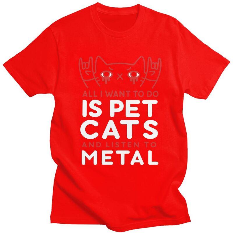 Custom Mens All I Want To Do Is Pet Cats And Listen To Metal T Shirt Short Sleeve Cotton Tshirt Casual Tee Slim Fit Clothing S
Custom Mens All I Want To Do Is Pet Cats And Listen To Metal T Shirt Short Sleeve Cotton Tshirt Casual Tee Slim Fit Clothing S
