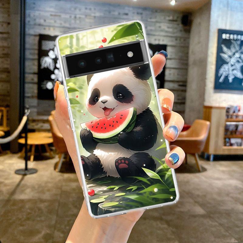 Cartoon Lovely Panda Phone Case Cover for Google Pixel 8 7 6 5 4 4XL Shockproof Soft 7A 6A 5A 4A 3A 3AXLPro 5G Transparent Shell Pixel 6A
Cartoon Lovely Panda Phone Case Cover for Google Pixel 8 7 6 5 4 4XL Shockproof Soft 7A 6A 5A 4A 3A 3AXLPro 5G Transparent Shell Pixel 6A