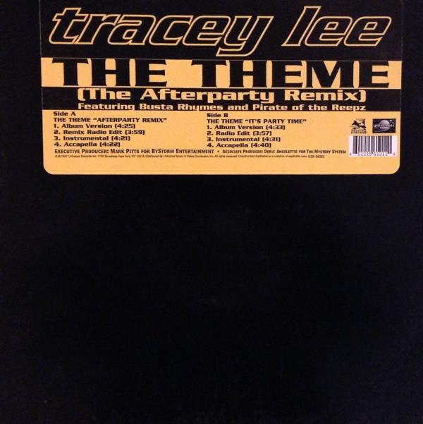12inch Record TRACEY LEE - The Theme (The Afterparty Remix) U1256121 Bystorm Enterta 1997 US Rap & Hip-Hop/R&B Used
12inch Record TRACEY LEE - The Theme (The Afterparty Remix) U1256121 Bystorm Enterta 1997 US Rap & Hip-Hop/R&B Used