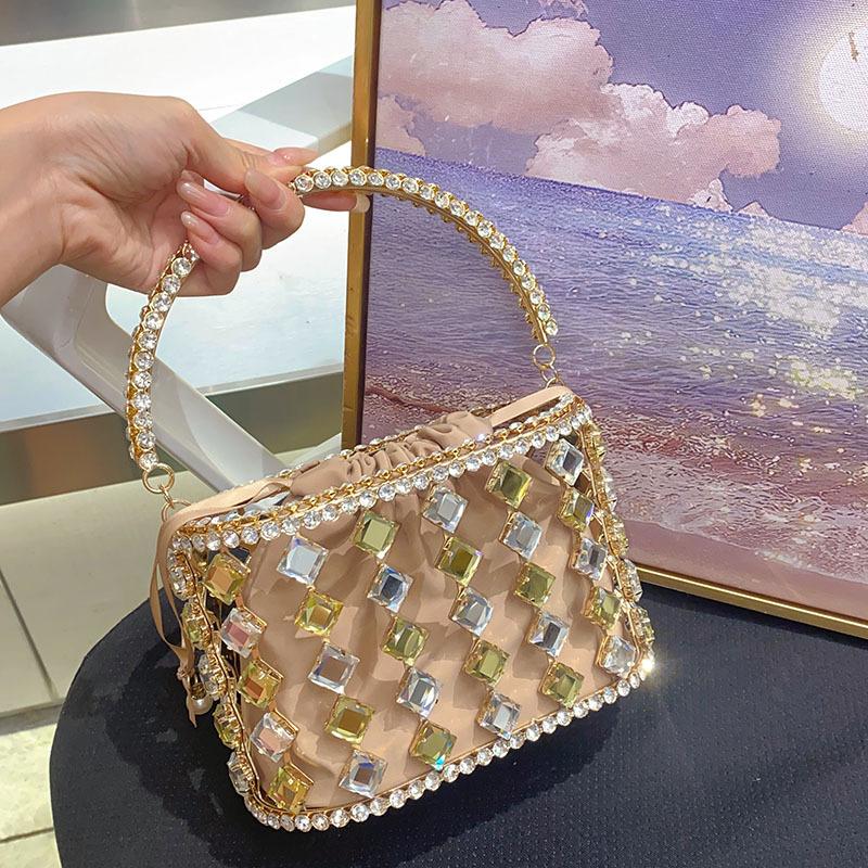 Rhinestone Bucket Bag Handbag Duiamond Evening Bag Colorful Clutch Purse Women Boutique Glitter Bucket Bag Wedding Party
Rhinestone Bucket Bag Handbag Duiamond Evening Bag Colorful Clutch Purse Women Boutique Glitter Bucket Bag Wedding Party
