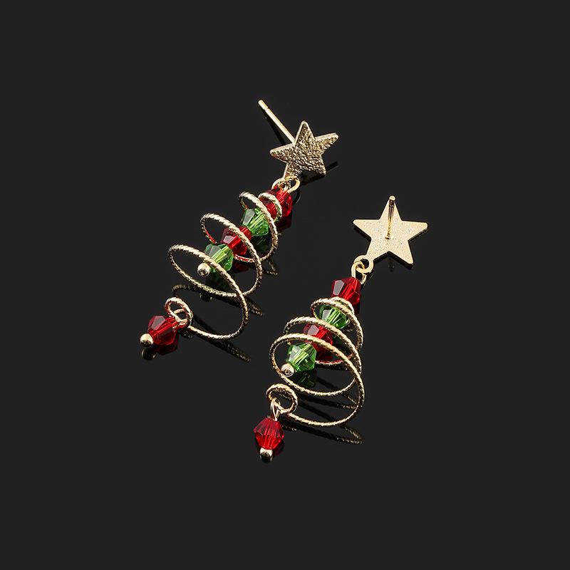 EH1162 Handmade Crystal Star Ear Clips - No Piercing Christmas Tree Earrings (Autumn/Winter)
EH1162 Handmade Crystal Star Ear Clips - No Piercing Christmas Tree Earrings (Autumn/Winter)