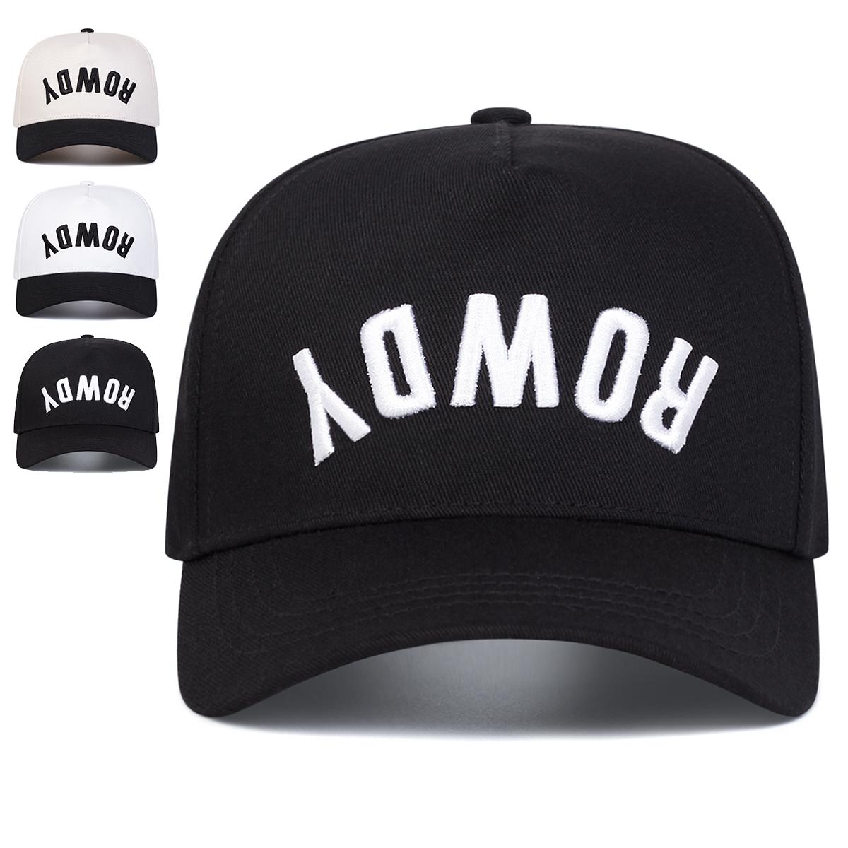 Unisex ROWDY Letter Embroidery Baseball Caps Adjustable Casual Hats Spring and Autumn Outdoor Sunscreen Hat чорний
Unisex ROWDY Letter Embroidery Baseball Caps Adjustable Casual Hats Spring and Autumn Outdoor Sunscreen Hat чорний