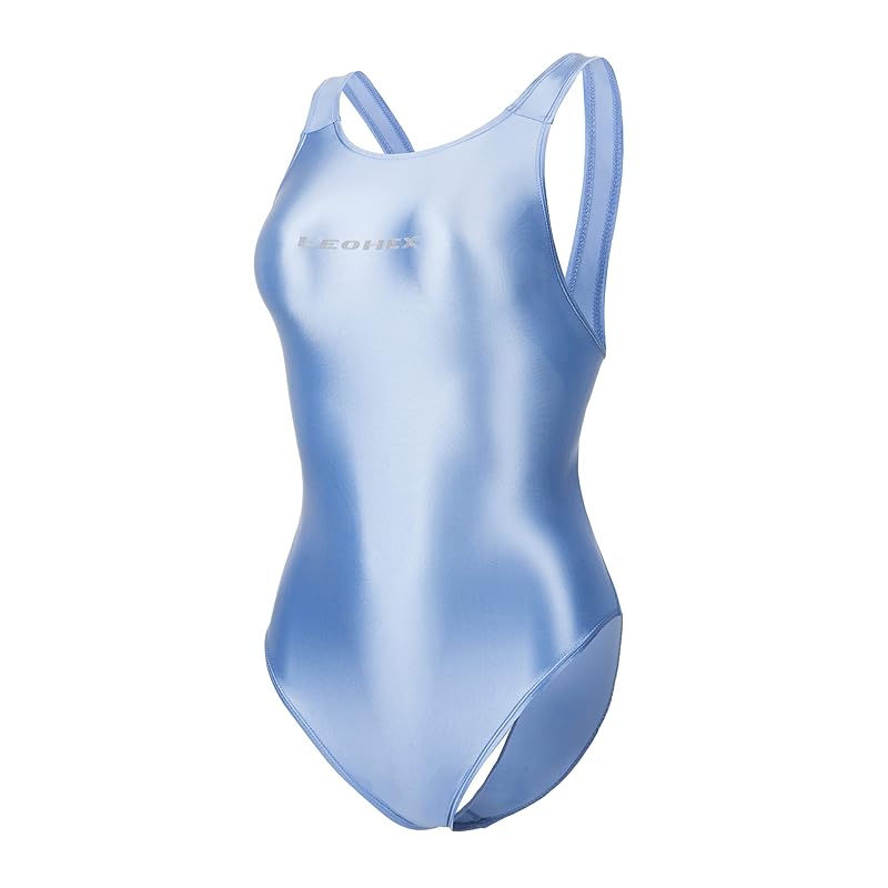 LEOHEX Super sexy super smooth shiny school swimsuit high leg leotard Bodysuit Cosplay Competitive Swimsuit Race Queen Costume (sky blue, XXL)
LEOHEX Super sexy super smooth shiny school swimsuit high leg leotard Bodysuit Cosplay Competitive Swimsuit Race Queen Costume (sky blue, XXL)