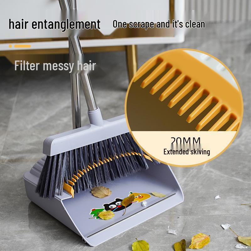 Dry & Wet Household Broom Set: Soft Bristle Broom, Dustpan & Garbage Shovel Broom Only
Dry & Wet Household Broom Set: Soft Bristle Broom, Dustpan & Garbage Shovel Broom Only