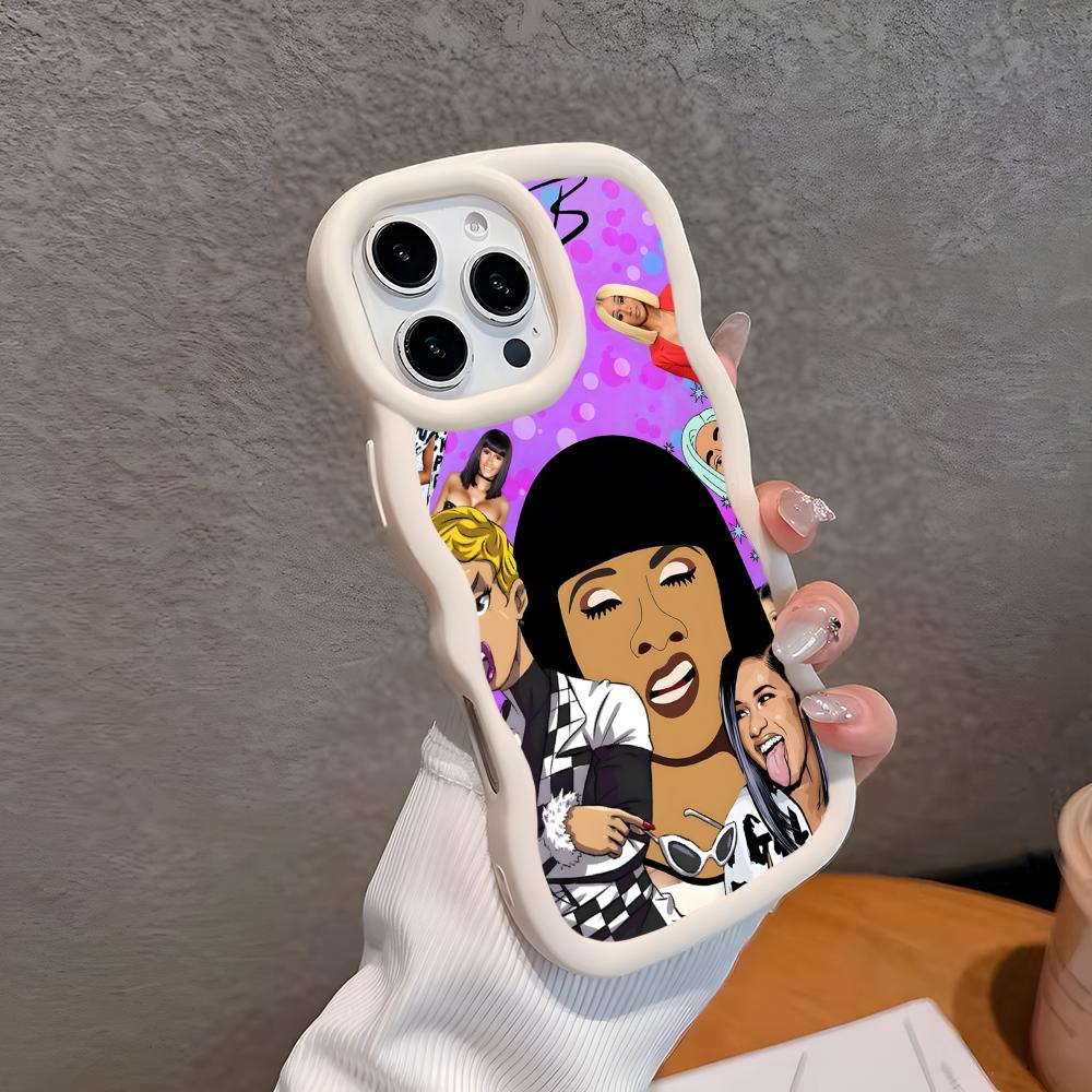 Карди Би Волнистый Край ТПУ Чехол для Мобильного Телефона для iPhone 17 16 15 14 13 12 11 Air Pro Max Plus Цветной Чехол iPhone 15 Pro Max
Карди Би Волнистый Край ТПУ Чехол для Мобильного Телефона для iPhone 17 16 15 14 13 12 11 Air Pro Max Plus Цветной Чехол iPhone 15 Pro Max