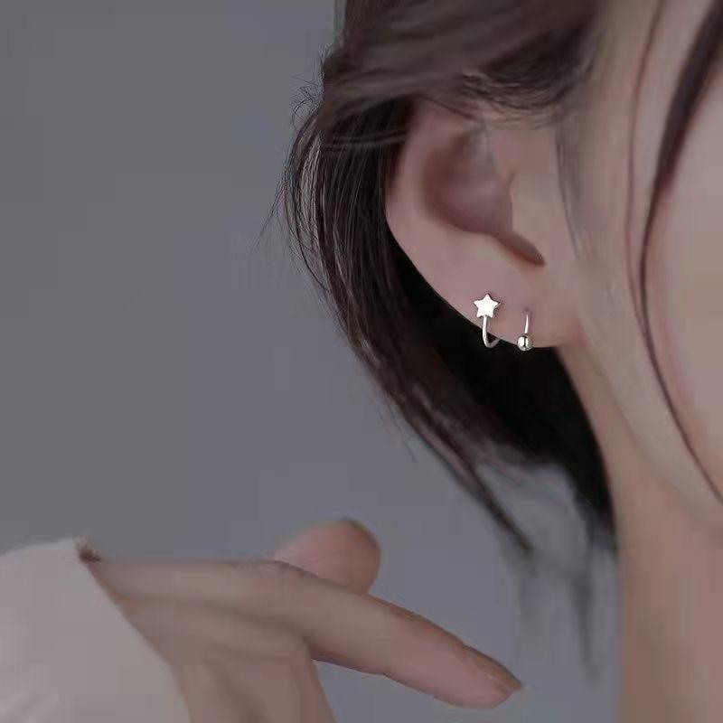 Suitable for Summer Ear-Caring Sleep No Need to Take off Stud Earrings 2025 New Arrival Eardrops Earrings Ear Clip Ear Studs Women A pair of stars ~ s925 sterling silver
Suitable for Summer Ear-Caring Sleep No Need to Take off Stud Earrings 2025 New Arrival Eardrops Earrings Ear Clip Ear Studs Women A pair of stars ~ s925 sterling silver