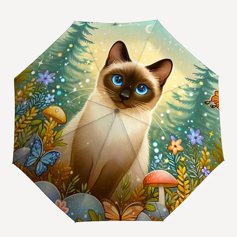 1pc Cat Forest Fantasy Automatic Folding Umbrella - Portable Collapsible 8-Rib Umbrella for All Seasons yy251119217
1pc Cat Forest Fantasy Automatic Folding Umbrella - Portable Collapsible 8-Rib Umbrella for All Seasons yy251119217