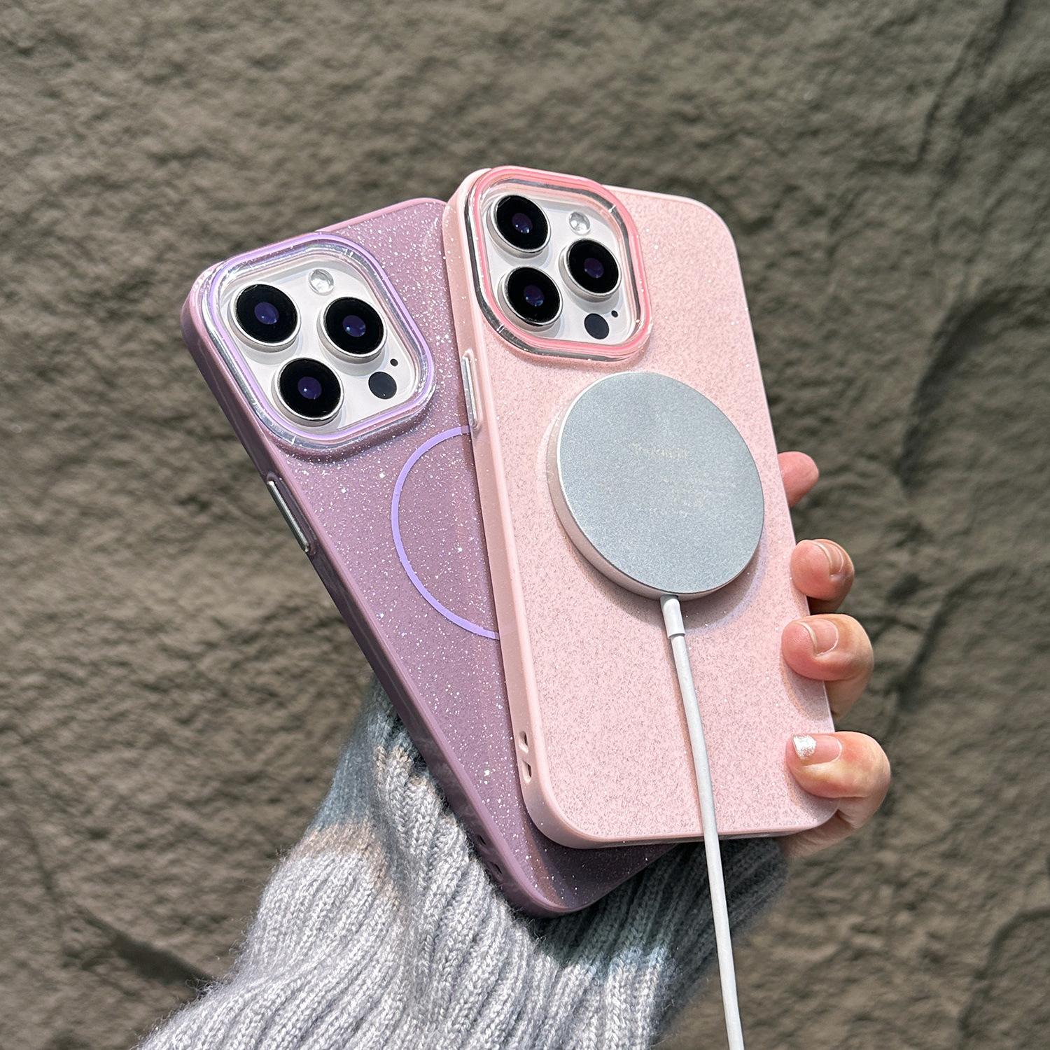 Applicable To Apple 16 ProMax Thin Circle Magnetic Suction Mobile Phone Case Official IMD Flash Powder Iphone15 Drop Protection Case iPhone11pro
Applicable To Apple 16 ProMax Thin Circle Magnetic Suction Mobile Phone Case Official IMD Flash Powder Iphone15 Drop Protection Case iPhone11pro