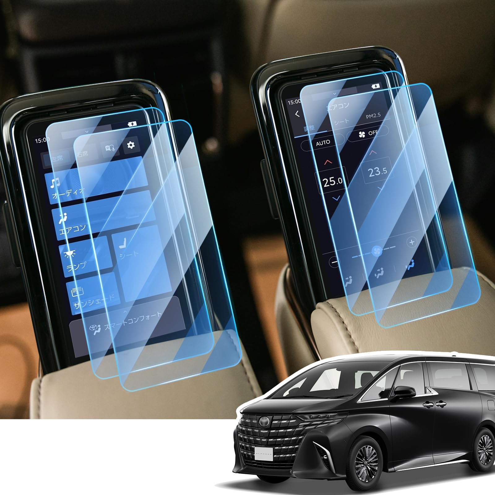 LANGBEAN Защитная пленка для задней многофункциональной панели управления Toyota Alphard 40 серии, Vellfire 40 серии ПЭТ Alphard 40 series rear
LANGBEAN Защитная пленка для задней многофункциональной панели управления Toyota Alphard 40 серии, Vellfire 40 серии ПЭТ Alphard 40 series rear