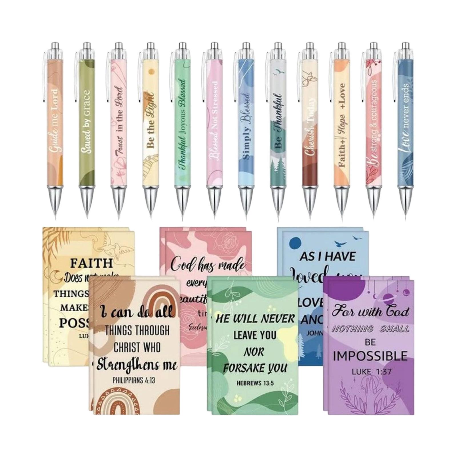 Рождественские ручки с библейским стихом, блокноты, религиозные шариковые ручки с Писанием, закладки, журнал, материалы для воскресной школы, церкви, вдохновляющие материалы, 2 мл One Size
Рождественские ручки с библейским стихом, блокноты, религиозные шариковые ручки с Писанием, закладки, журнал, материалы для воскресной школы, церкви, вдохновляющие материалы, 2 мл One Size