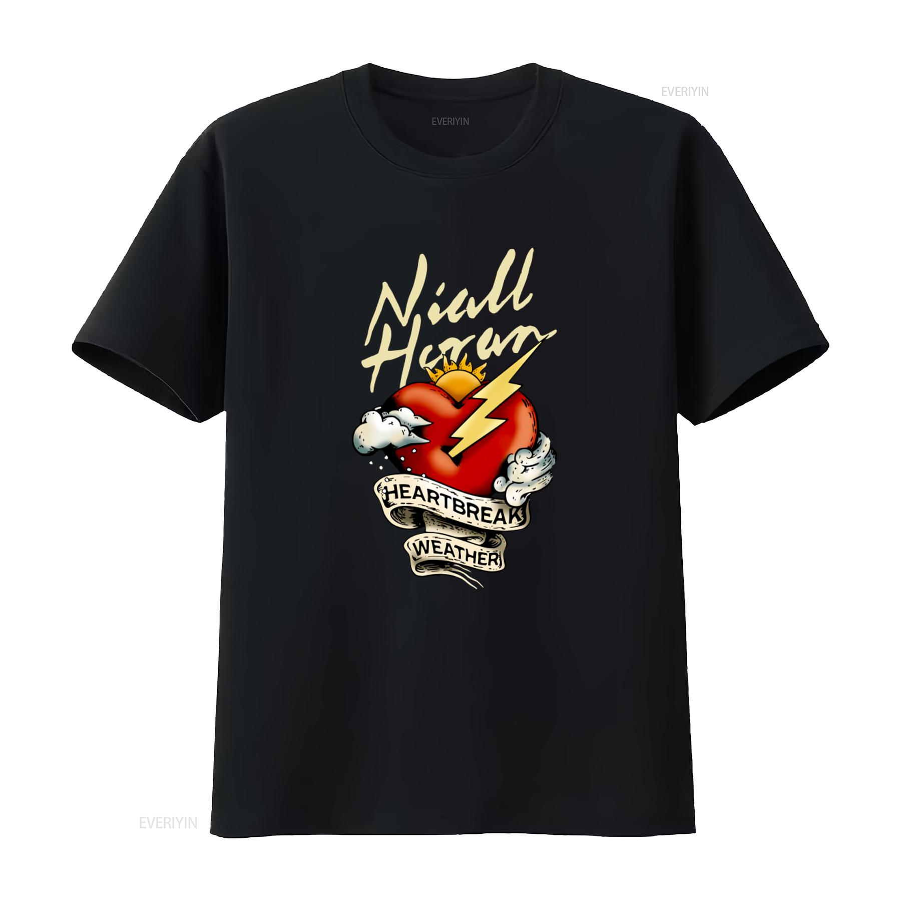 Niall Horan Heartbreak Weather Album T Shirt Men O Neck Black Print Hot Sale vintage Washed streetwear Casual Slightly 4XL
Niall Horan Heartbreak Weather Album T Shirt Men O Neck Black Print Hot Sale vintage Washed streetwear Casual Slightly 4XL