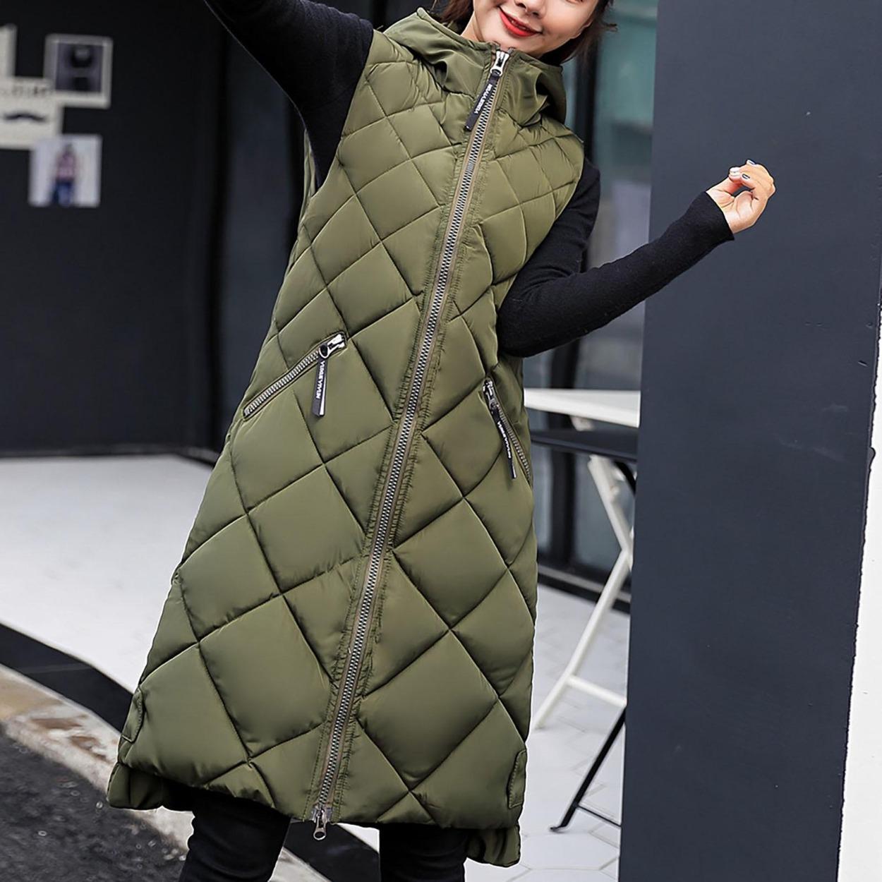 Женский теплый пуховый легкий стеганый жилет с капюшоном, свободный жилет на молнии для улицы XXXL
Женский теплый пуховый легкий стеганый жилет с капюшоном, свободный жилет на молнии для улицы XXXL