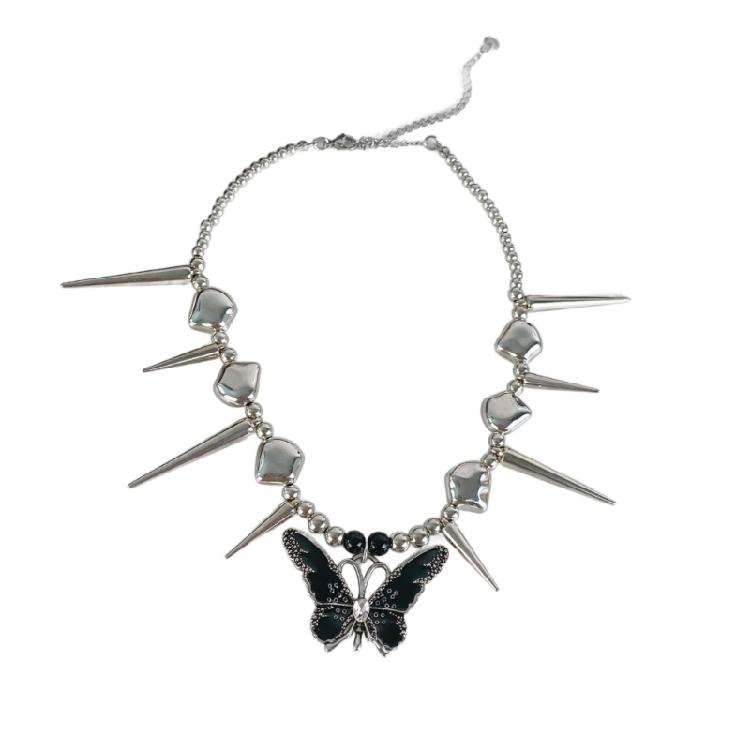 Trendy Butterfly Rivet Necklace Adjustable Length Clavicle Chain Women s Accessories for Parties and Fashion Event 1
Trendy Butterfly Rivet Necklace Adjustable Length Clavicle Chain Women s Accessories for Parties and Fashion Event 1