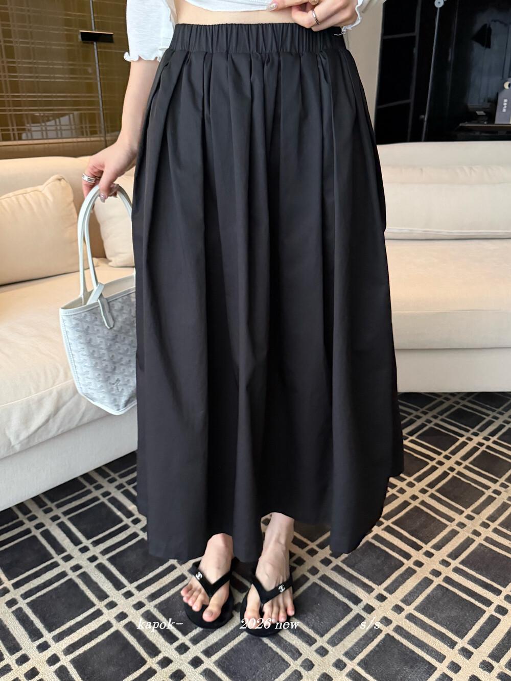 Thirteen Rows 26: Classic A-line Elastic Waist Long Skirt Small чорний
Thirteen Rows 26: Classic A-line Elastic Waist Long Skirt Small чорний