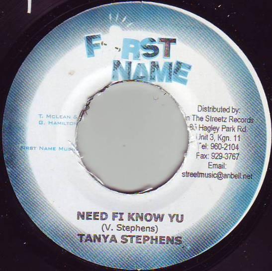 7inch Record TANYA STEPHENS / MADD ANJU - Need Fi Know Yu / Give It To Dem NONE First Name Musi 2003 Jamaica Reggae, Ska & Dub Used
7inch Record TANYA STEPHENS / MADD ANJU - Need Fi Know Yu / Give It To Dem NONE First Name Musi 2003 Jamaica Reggae, Ska & Dub Used