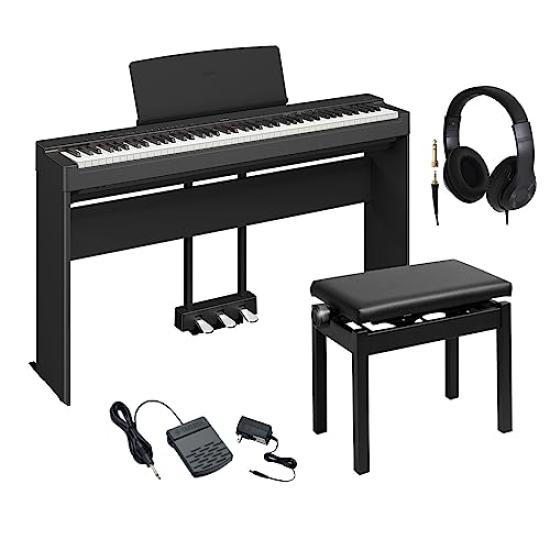 YAMAHA P-225B electronic piano stand, height adjustable chair, 3 pedals, headphone set
YAMAHA P-225B electronic piano stand, height adjustable chair, 3 pedals, headphone set
