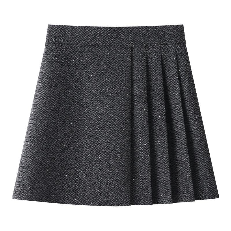 Women s Gray Irregular Woolen Sequin A-line Skirt, High Waist, Autumn/Winter 2024 L чорний
Women s Gray Irregular Woolen Sequin A-line Skirt, High Waist, Autumn/Winter 2024 L чорний
