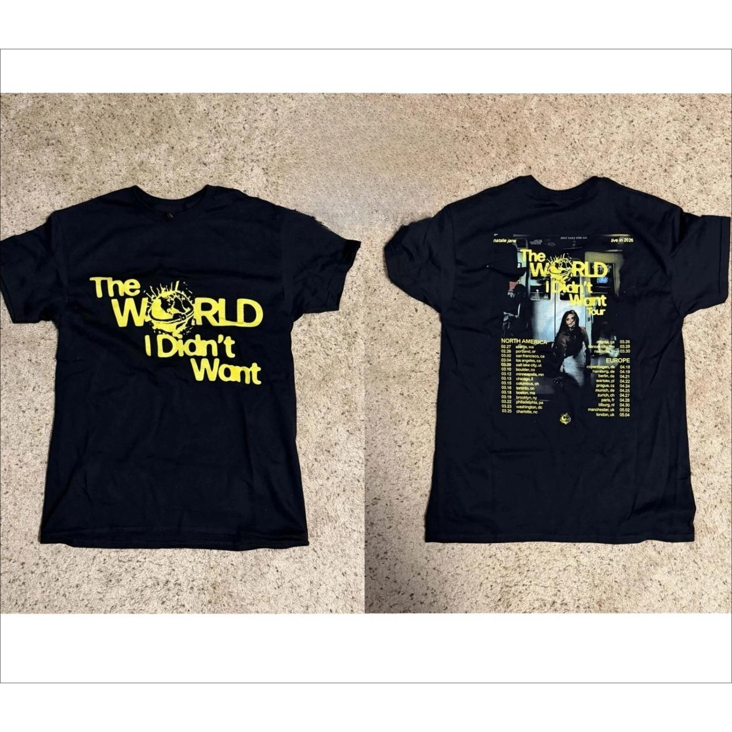 New!!! Natalie Jane s _The World I Don t Want_ 2026 Tour T-shirt for Daily Outdoor Retro Men and Women Fan Print T-shirt S чёрный
New!!! Natalie Jane s _The World I Don t Want_ 2026 Tour T-shirt for Daily Outdoor Retro Men and Women Fan Print T-shirt S чёрный