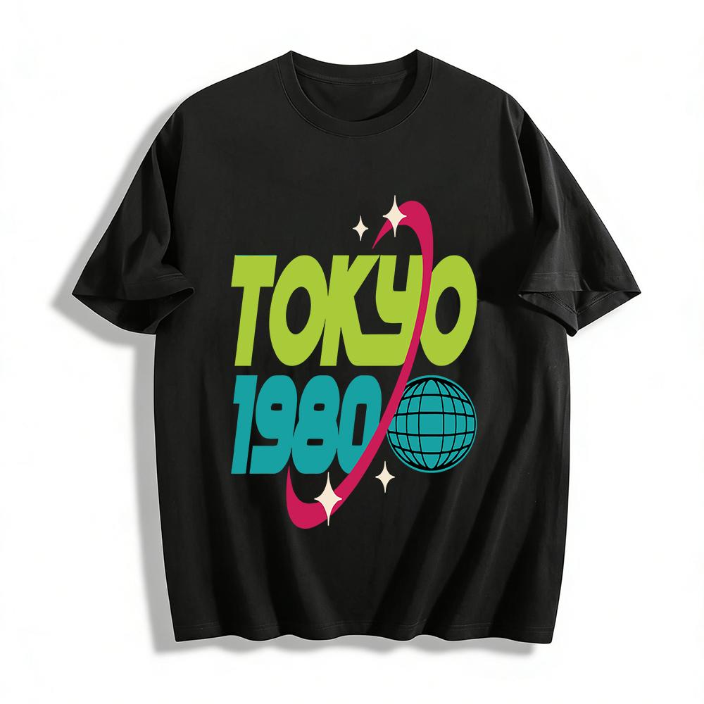 Vintage Tokyo 1980 Futuristic Print T-Shirt Unisex Casual Loose American Retro Top Pure cotton T-shirt XXS
Vintage Tokyo 1980 Futuristic Print T-Shirt Unisex Casual Loose American Retro Top Pure cotton T-shirt XXS