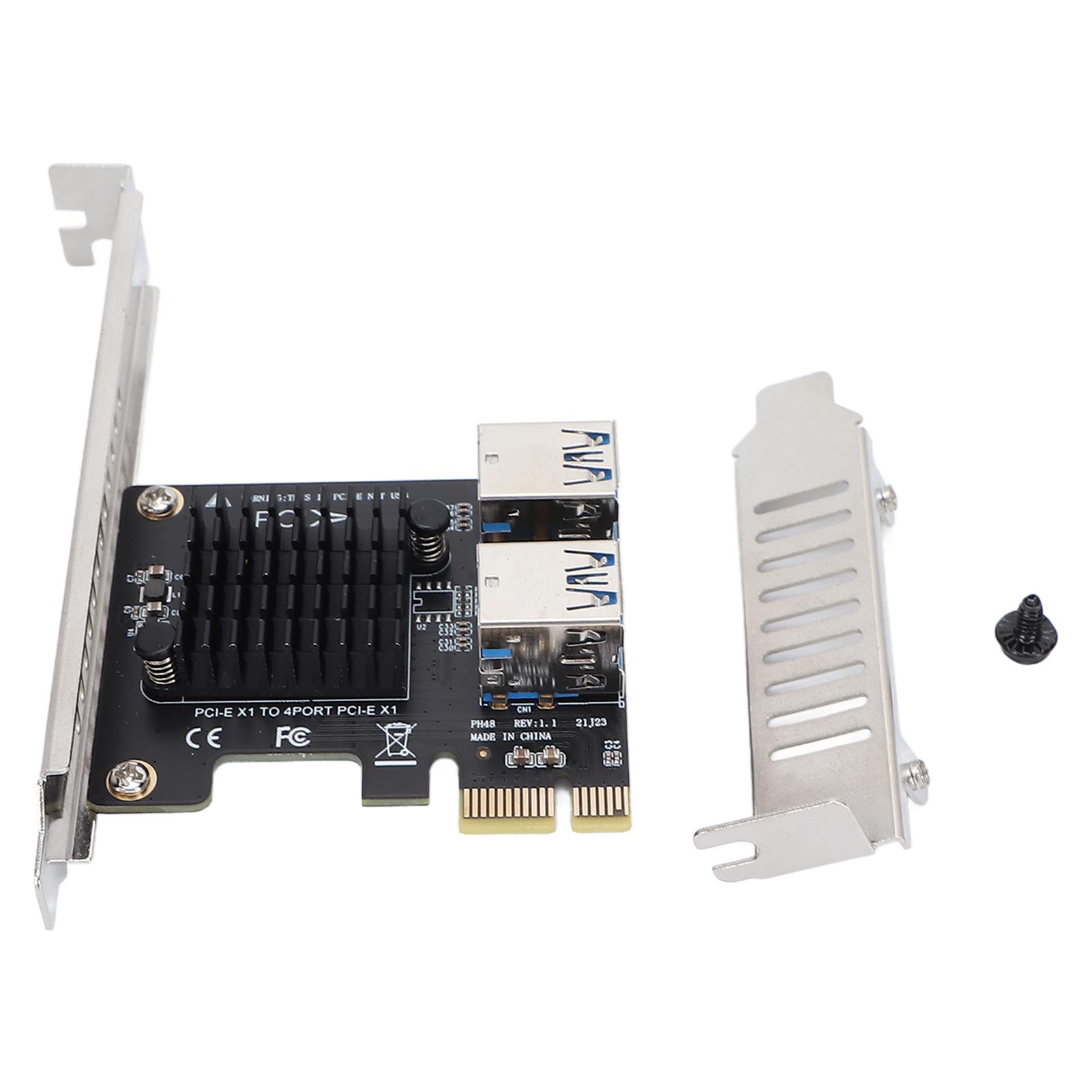 PCI E Expansion Card 1 to 4 PCIE Ports Plug in Design Anti Interference PCIE Riser Card for Desktop
PCI E Expansion Card 1 to 4 PCIE Ports Plug in Design Anti Interference PCIE Riser Card for Desktop