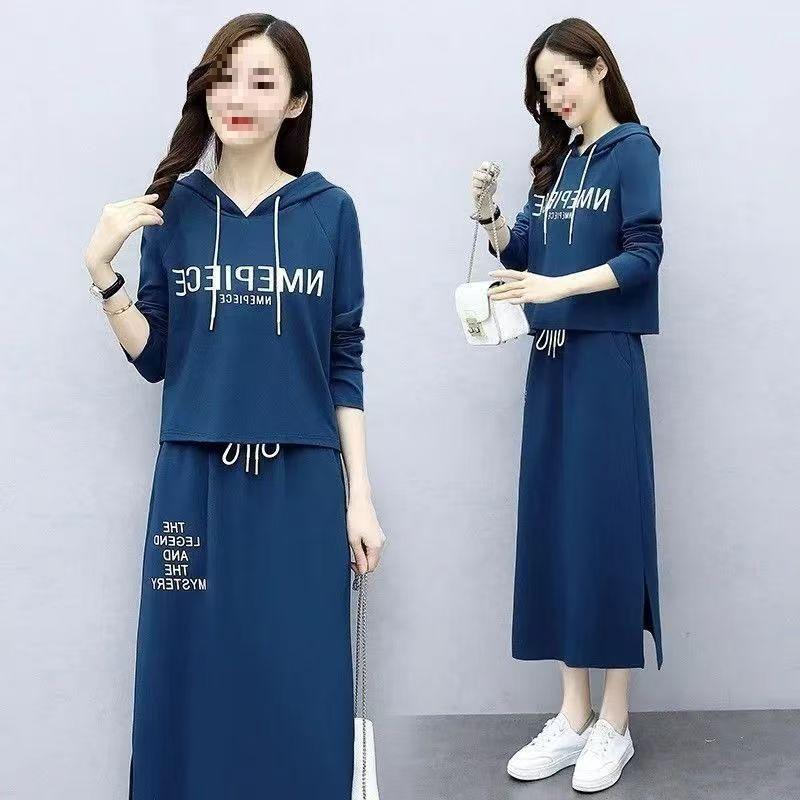 Casual Long Sleeve Letter Print Hoodie & Drawstring Midi Skirt Set for Women 2XL синий
Casual Long Sleeve Letter Print Hoodie & Drawstring Midi Skirt Set for Women 2XL синий