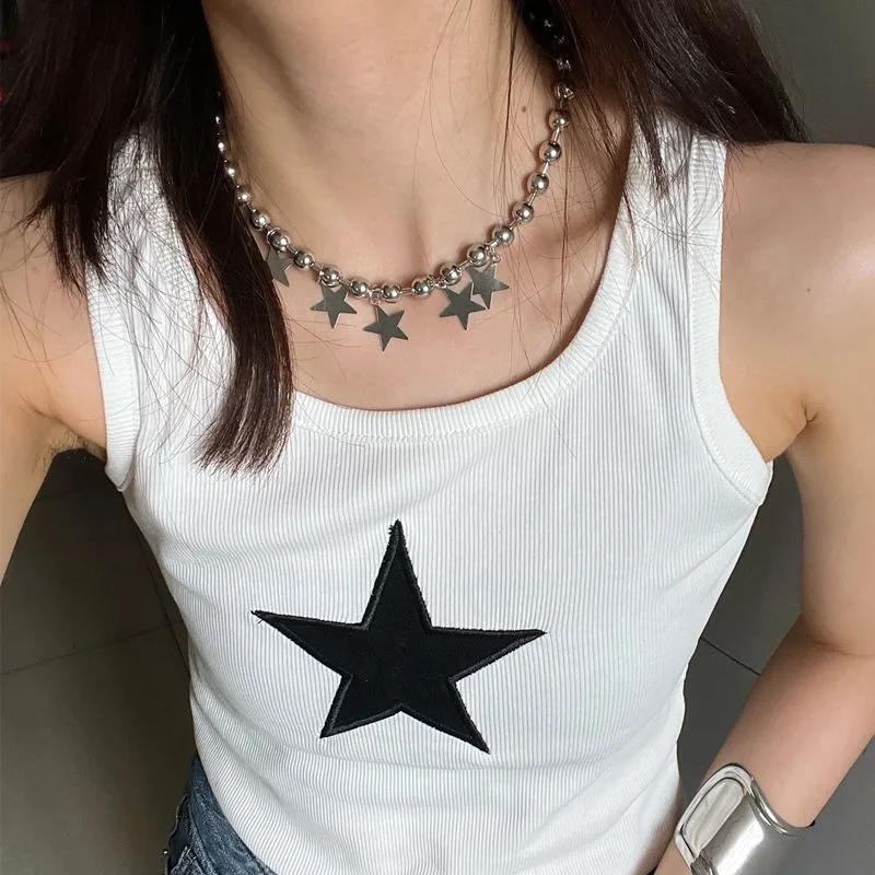 Personality Design Metal Round Bead Collarbone Chain Necklace for Women Vintage Star Pendant Chokers Y2K Jewelry Accessories серебряный
Personality Design Metal Round Bead Collarbone Chain Necklace for Women Vintage Star Pendant Chokers Y2K Jewelry Accessories серебряный