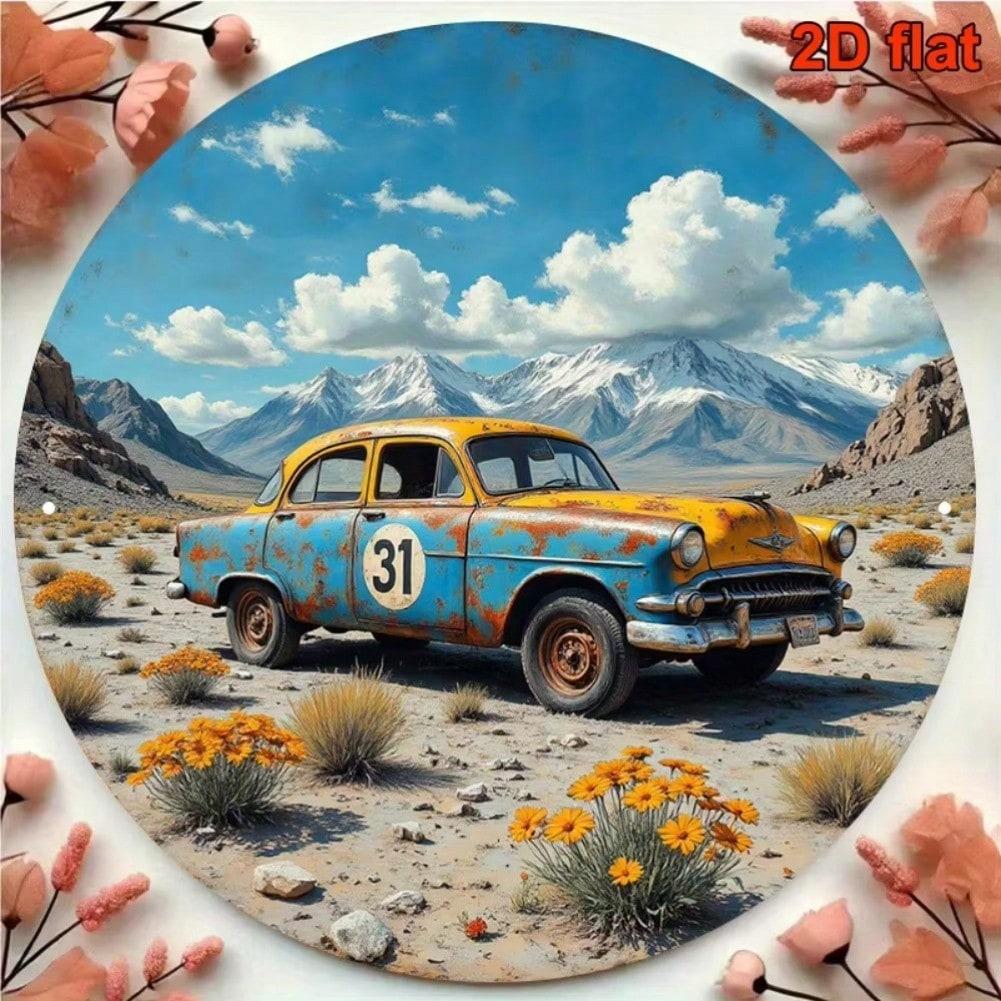 Vintage Classic Blue Yellow Car Metal Wall Art Decor Desert Mountain Landscape Painting 20x20 різнокольоровий
Vintage Classic Blue Yellow Car Metal Wall Art Decor Desert Mountain Landscape Painting 20x20 різнокольоровий