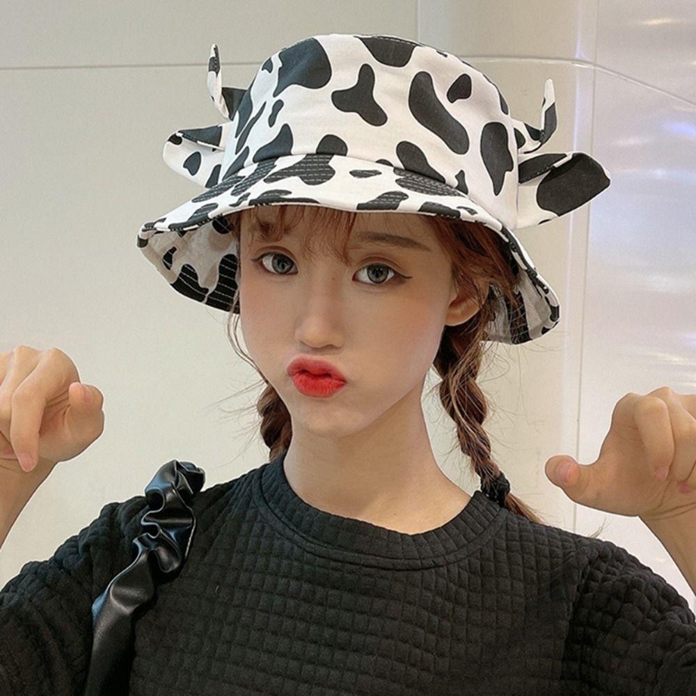 Beach Cap Ultraviolet-proof Sun Protection Horns Basin Hat Cow Pattern Cap Sun Hat Women Bucket Hat хаки
Beach Cap Ultraviolet-proof Sun Protection Horns Basin Hat Cow Pattern Cap Sun Hat Women Bucket Hat хаки