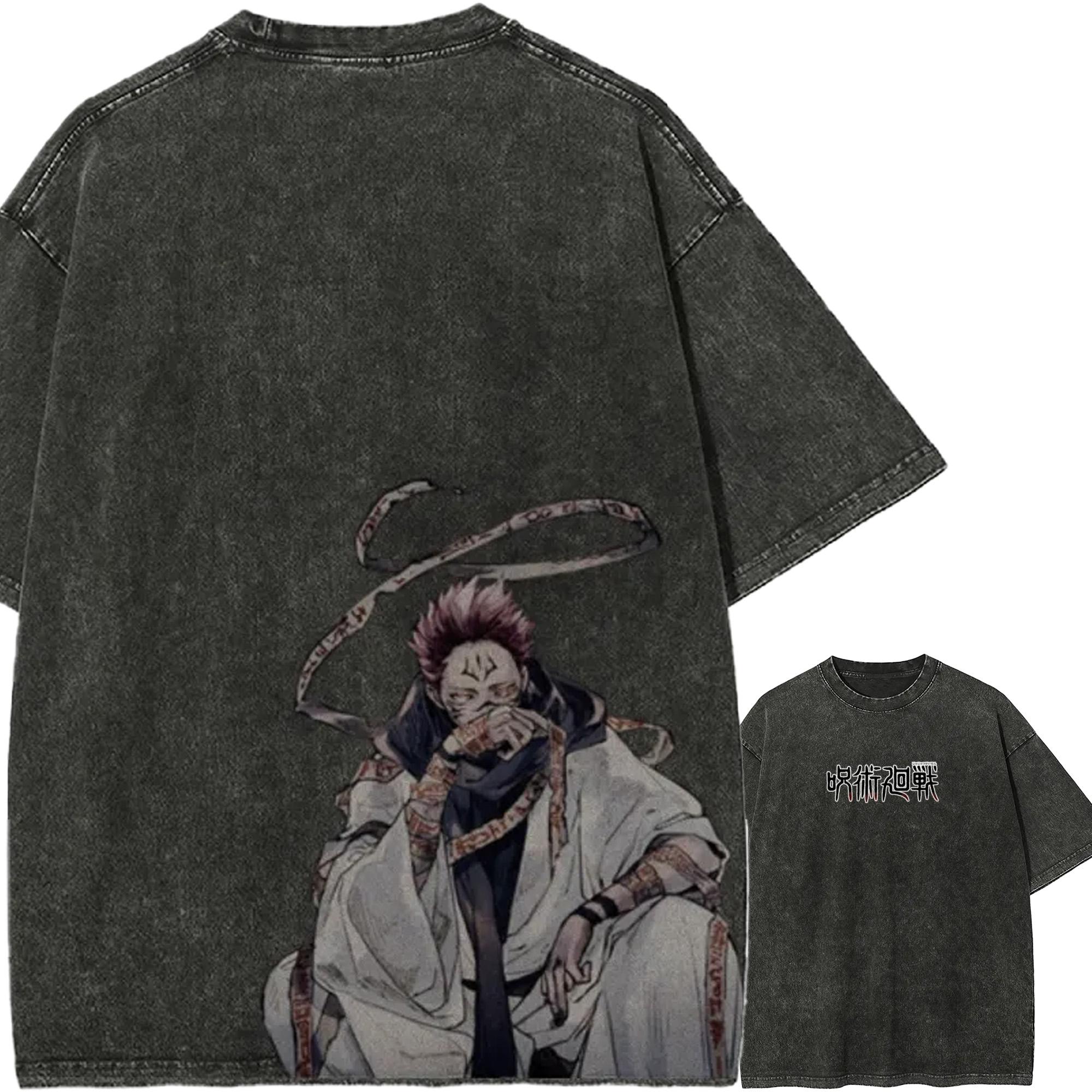 Sukuna Kimono Tshirt Jujutsu Kaisen Tee Vintage Washed Oversized Retro Anime Harajuku Streetwear Graphic Manga Mens Clothing M
Sukuna Kimono Tshirt Jujutsu Kaisen Tee Vintage Washed Oversized Retro Anime Harajuku Streetwear Graphic Manga Mens Clothing M