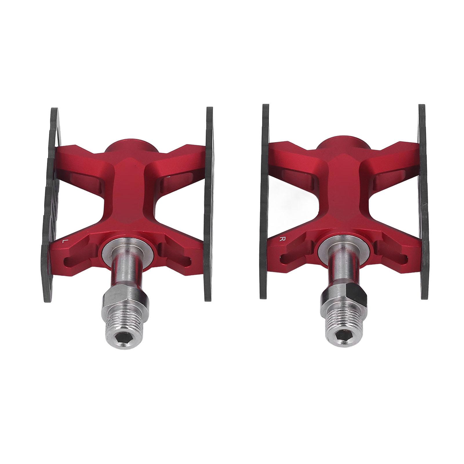 Bike Pedals Rust Proof Prevent Slip Lightweight DU Bearing Flat Pedals for Folding Mountain Bikes 1 Pair
Bike Pedals Rust Proof Prevent Slip Lightweight DU Bearing Flat Pedals for Folding Mountain Bikes 1 Pair